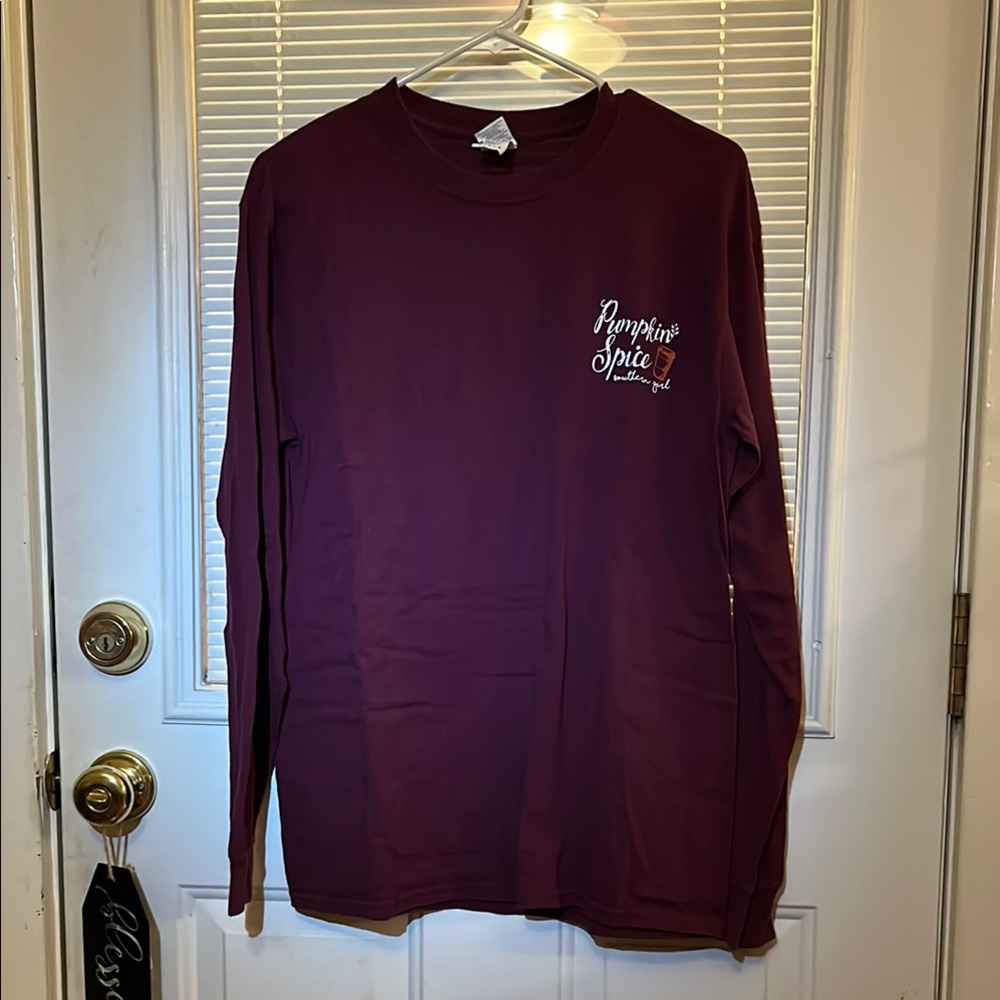 Southern Girl Fashion Red Long Sleeve Tee